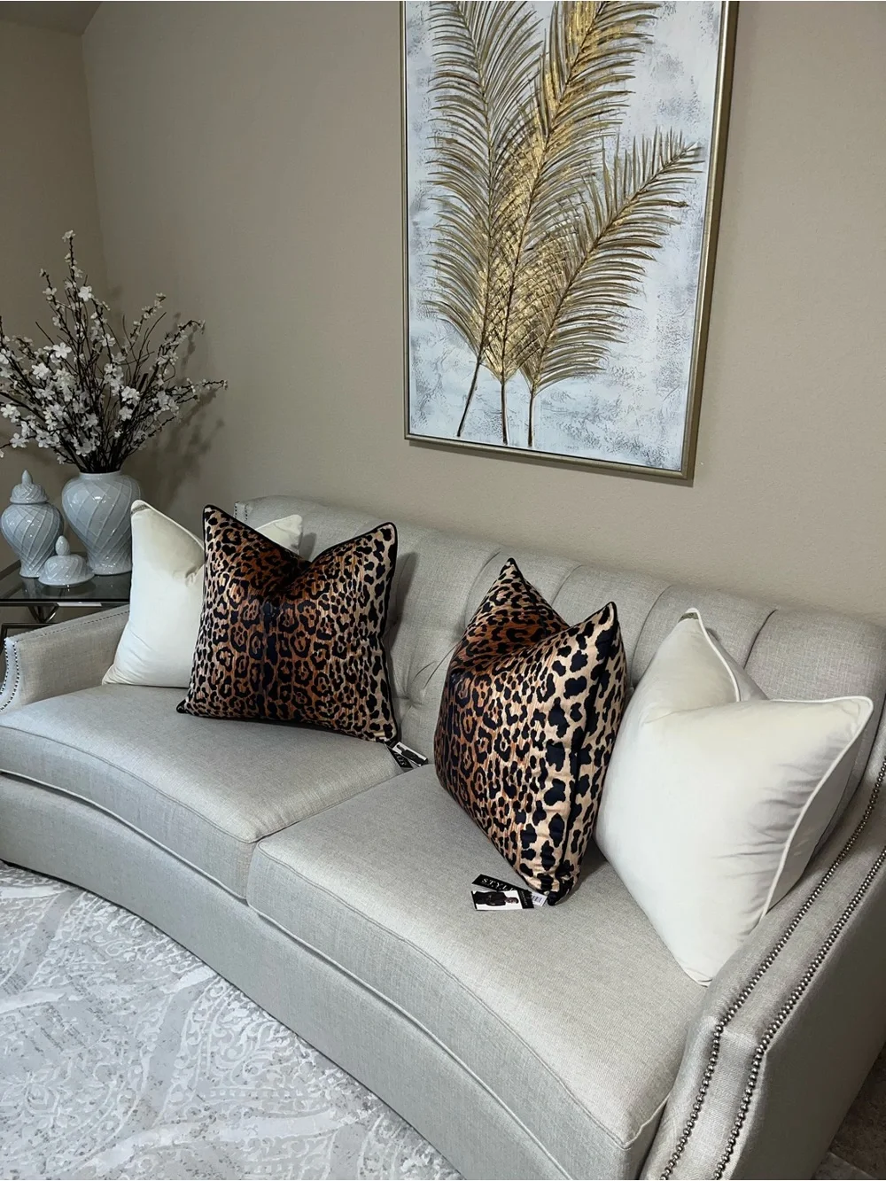 1-Dann Foley Lifestyle luxury velvet Cheetah Print design decorative pillow